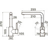 Смеситель OMOIKIRI NAKAGAWA-WH 4994310
