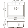 Мойка OMOIKIRI DAISEN 60-CA Artgranit/карамель 4993619